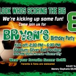 Soccer Birthday Party Invitation Template